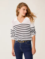 The Stripe Cotton Sweatshirt