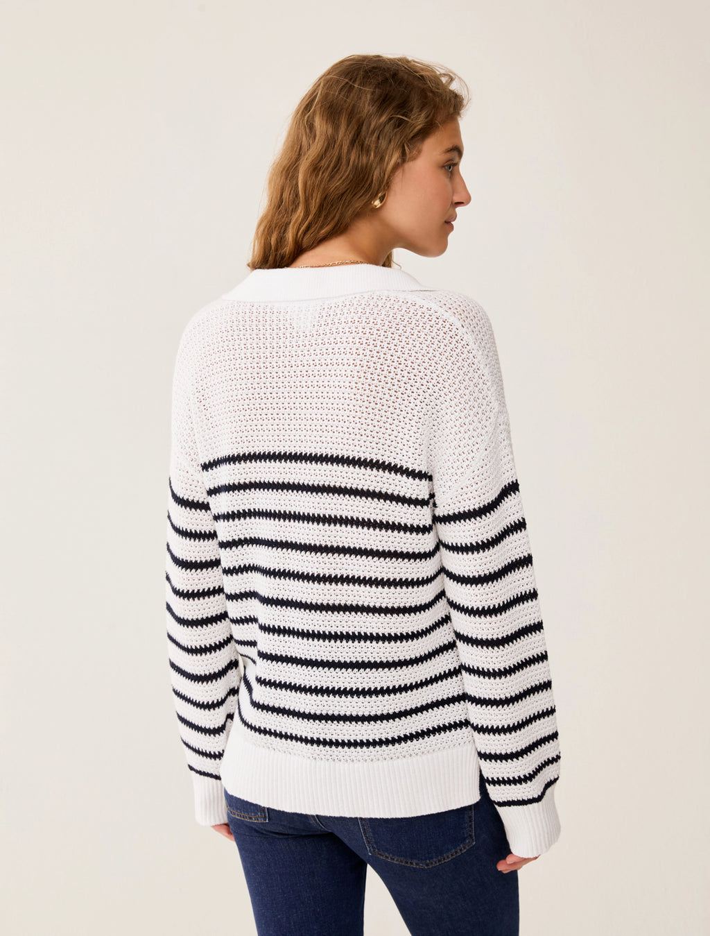 The Stripe Cotton Sweatshirt