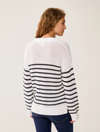The Stripe Cotton Sweatshirt