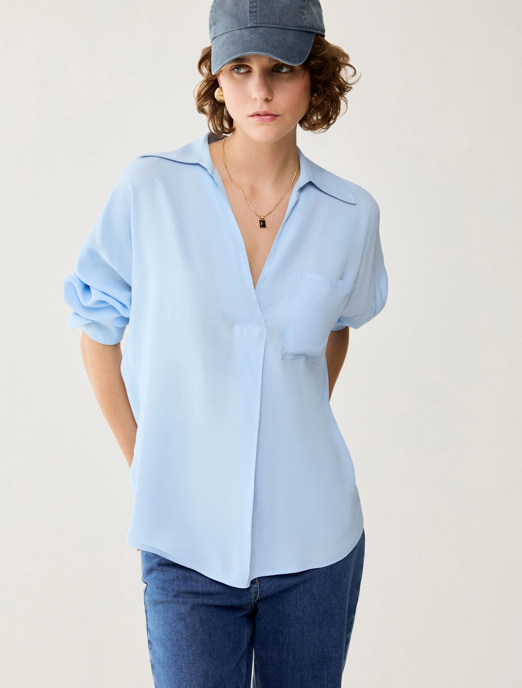 The Crêpe de Chine Blouse
