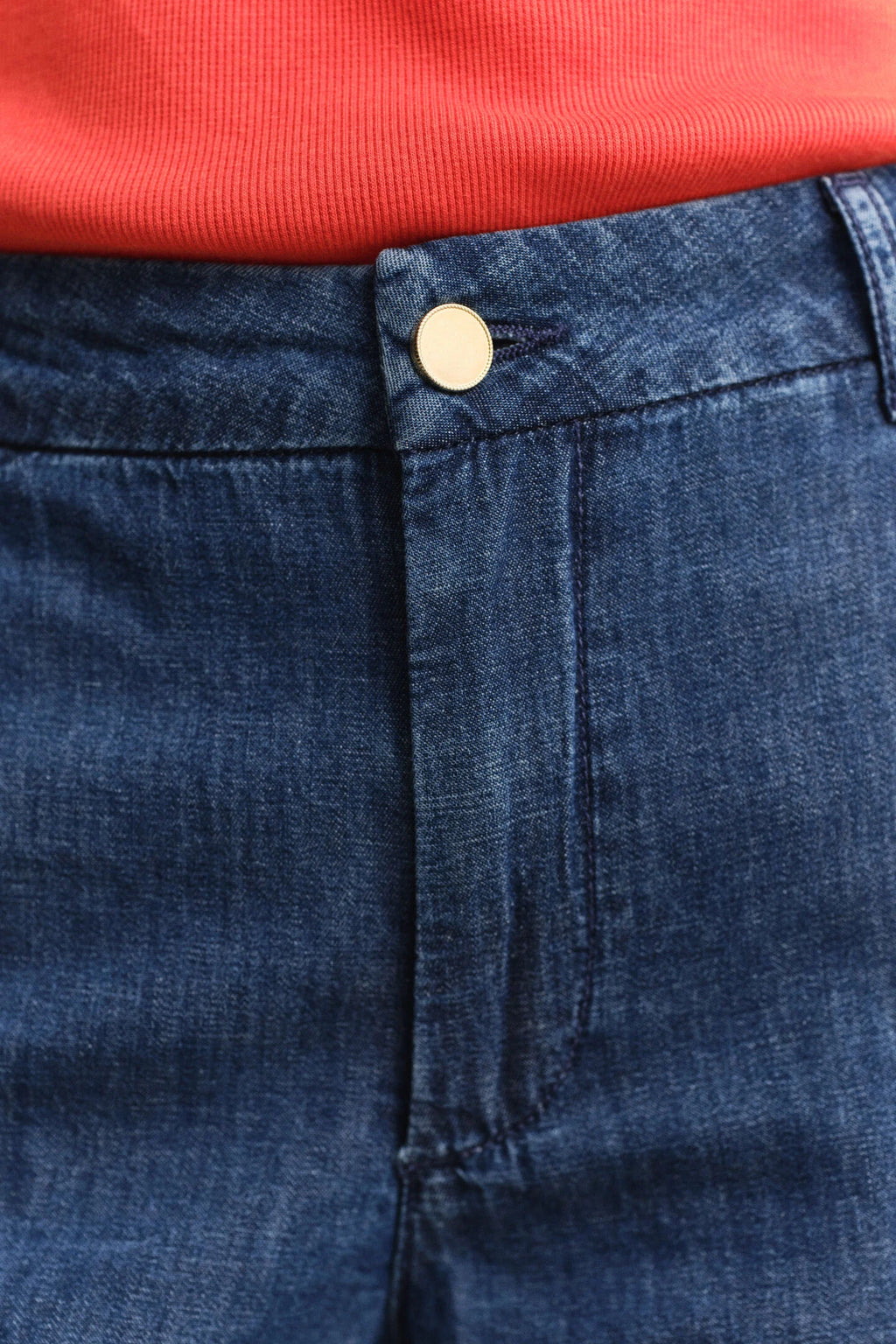 The Cotton Chambray Jeans
