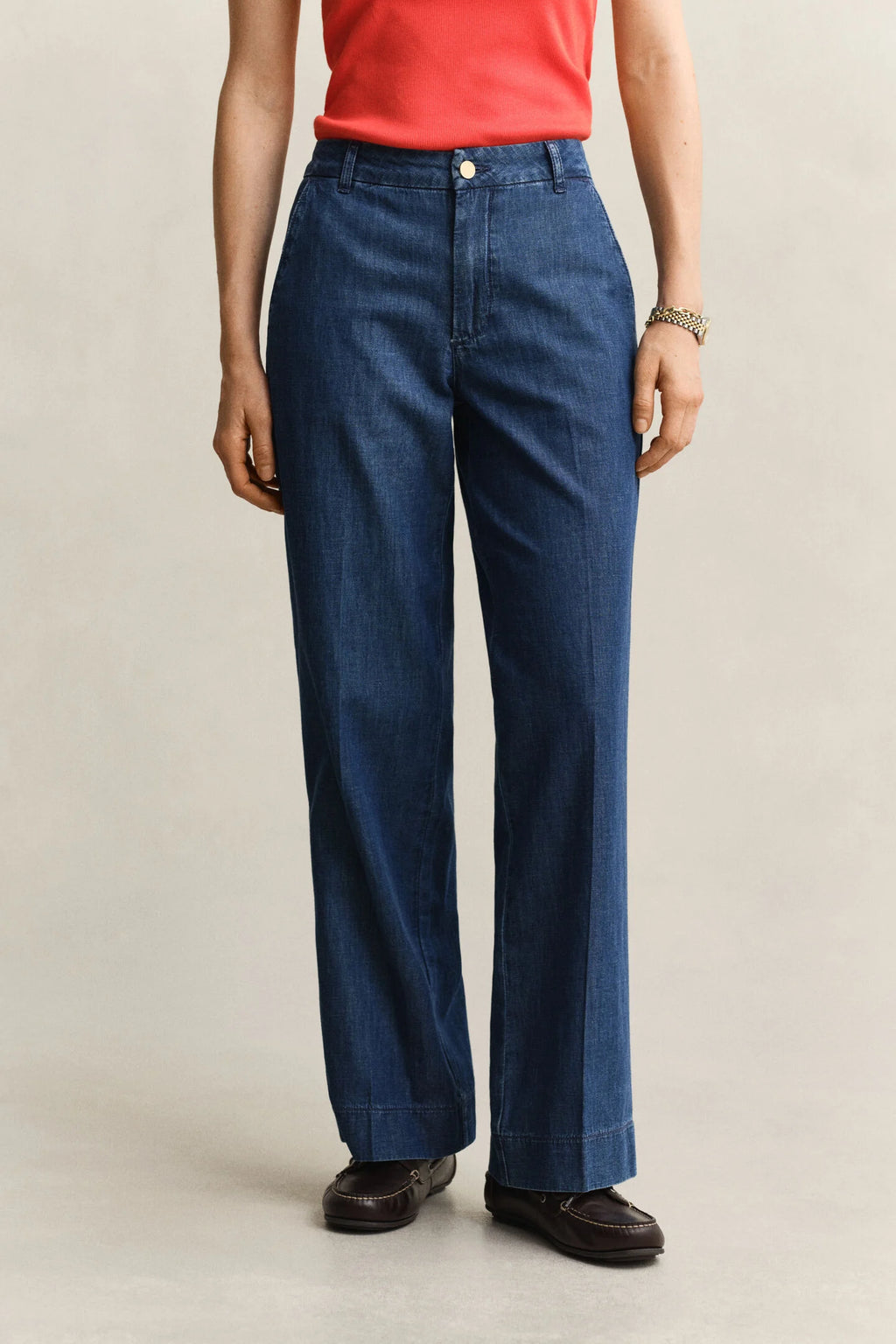 The Cotton Chambray Jeans