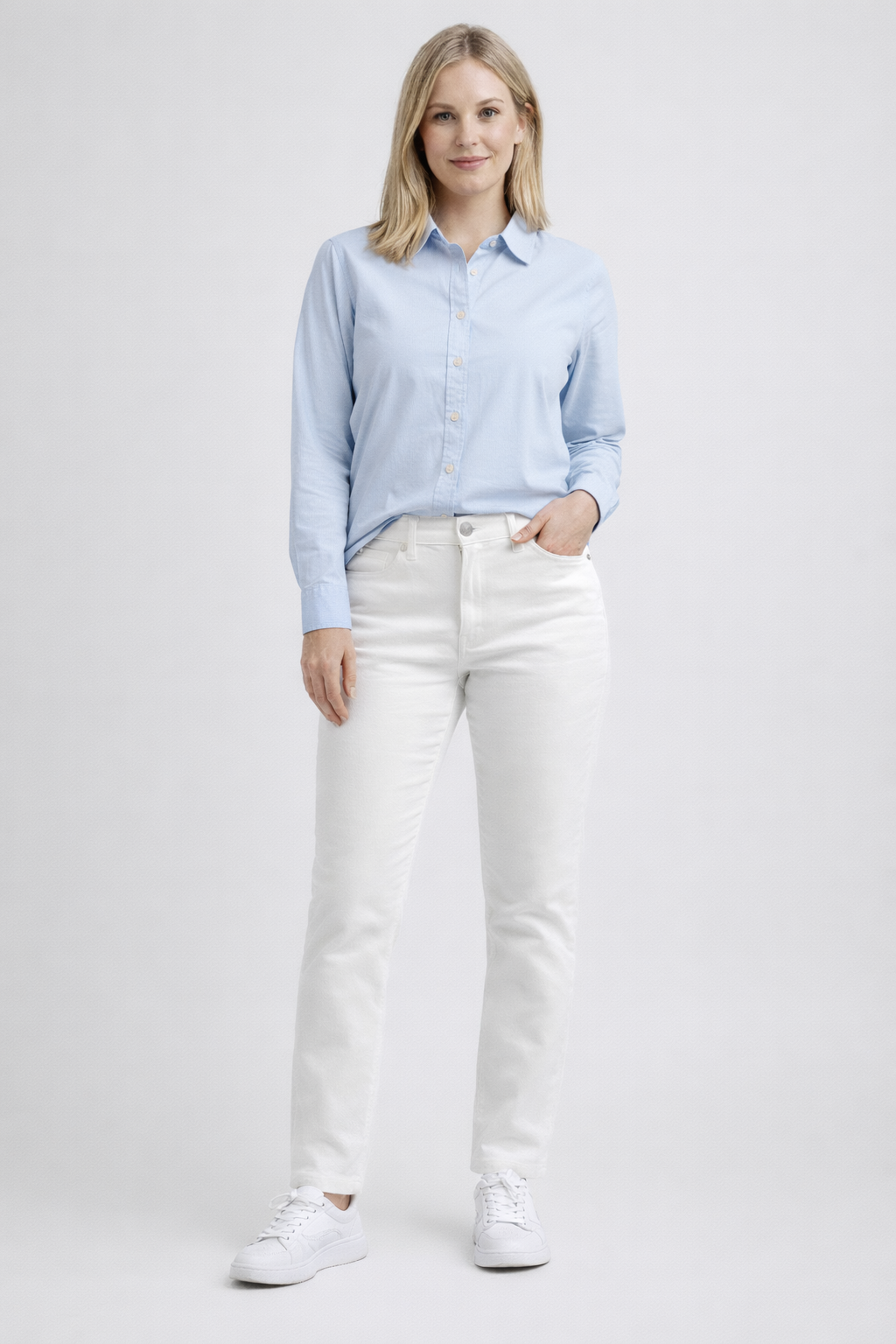 The Penny Slims Ivory Jeggings