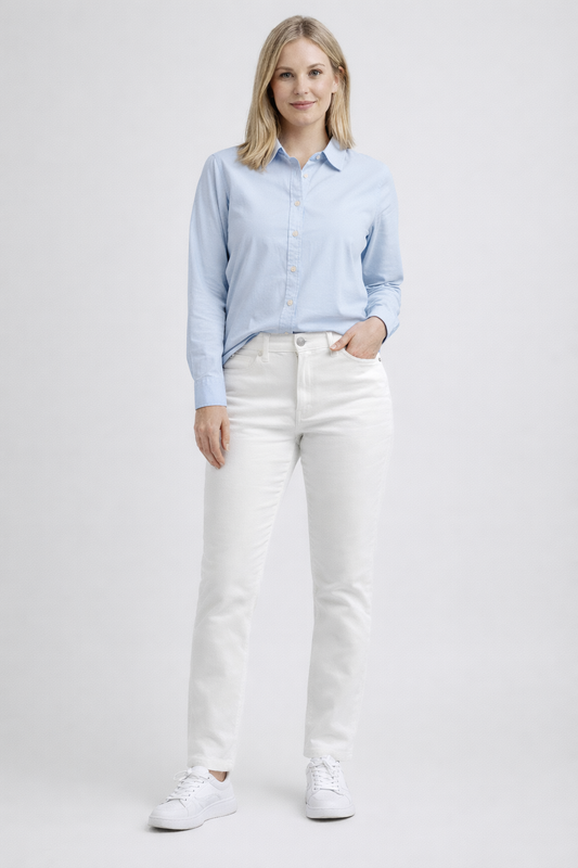 The Penny Slims Ivory Jeggings