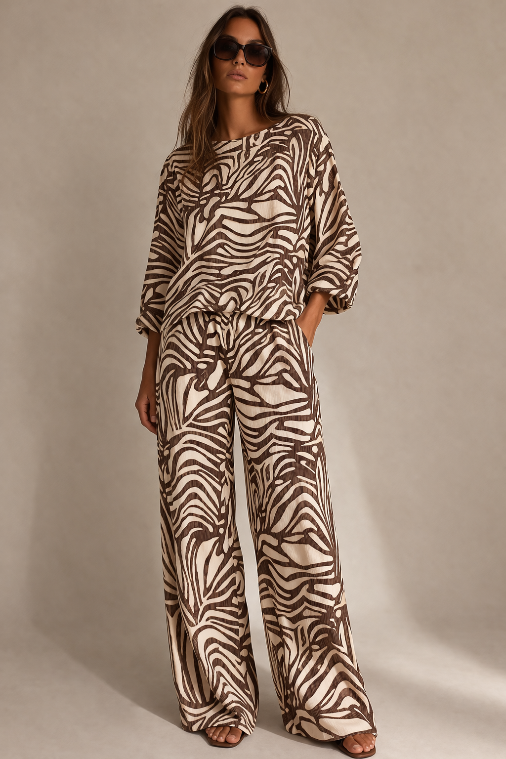 The Dietrich Printed Trousers