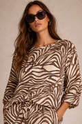The Nova Printed Blouse