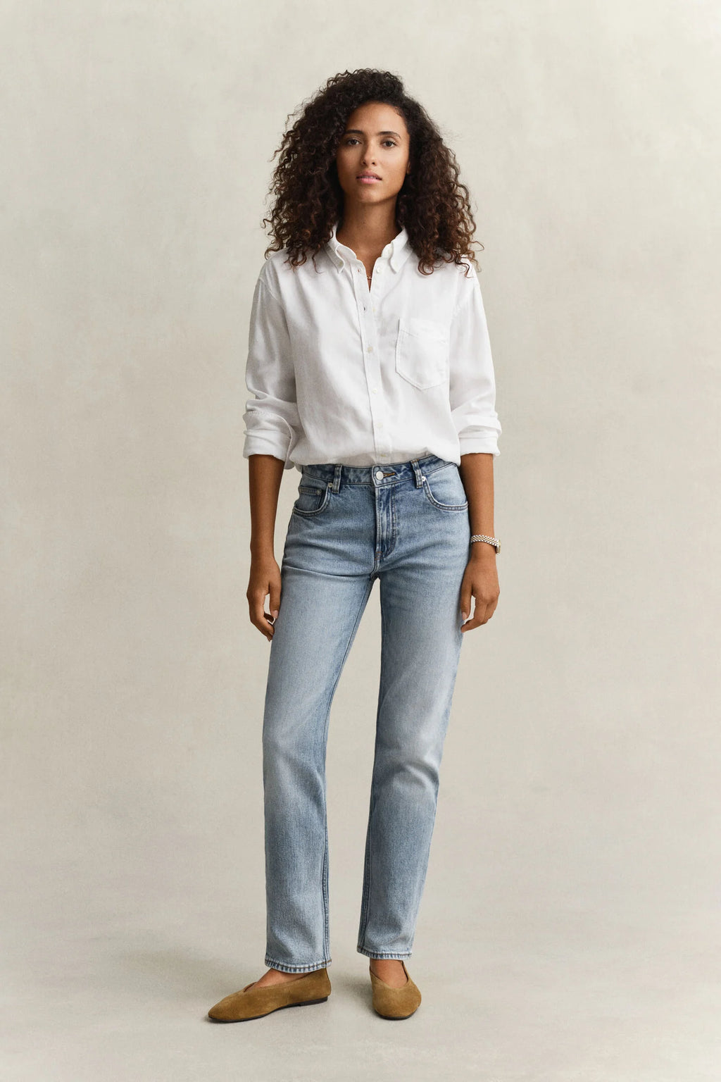 The Slim Light Wash Denim Jeans