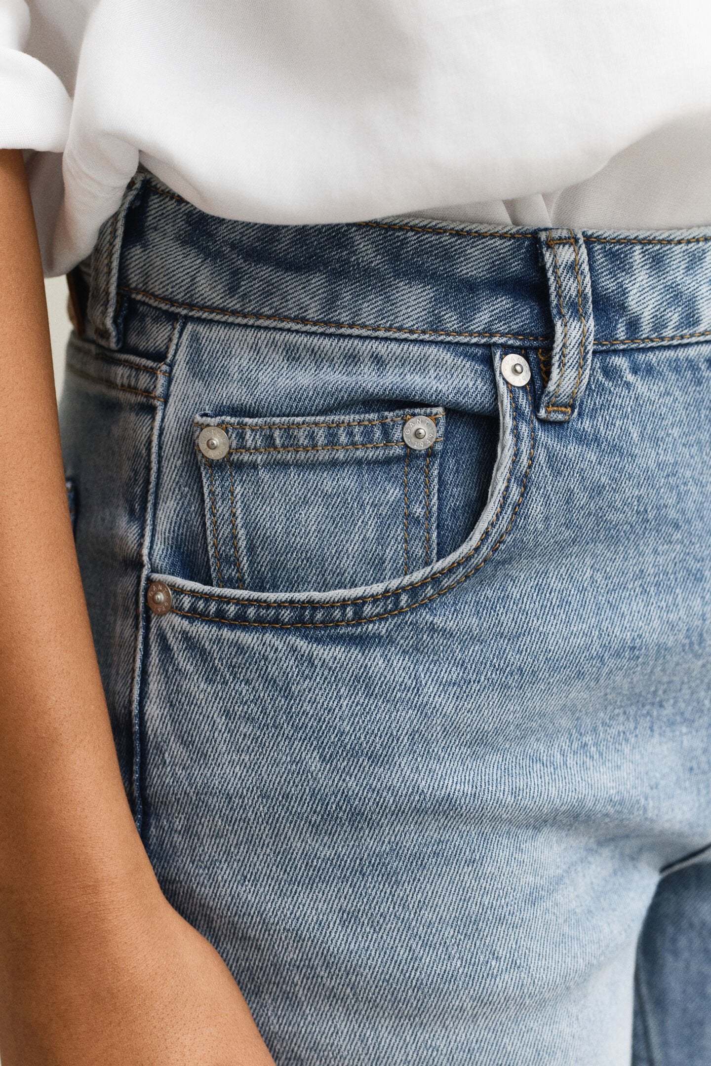 The Slim Light Wash Denim Jeans