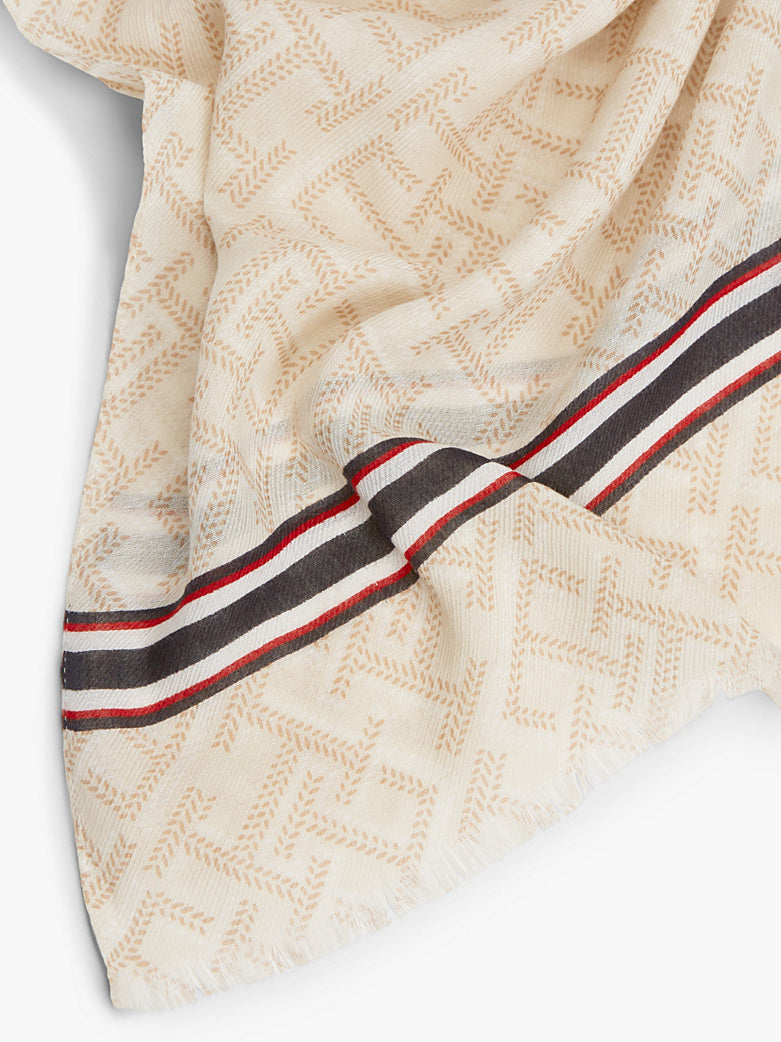 TH Monogram Lightweight Scarf