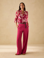 The Sablé Fabric Wide Trousers