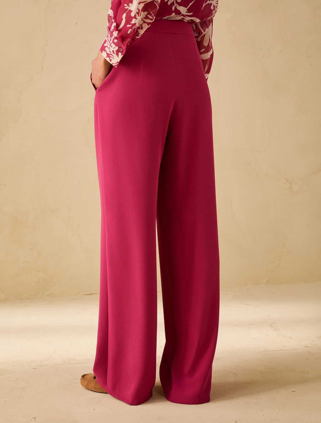 The Sablé Fabric Wide Trousers