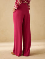The Sablé Fabric Wide Trousers