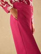 The Sablé Fabric Wide Trousers