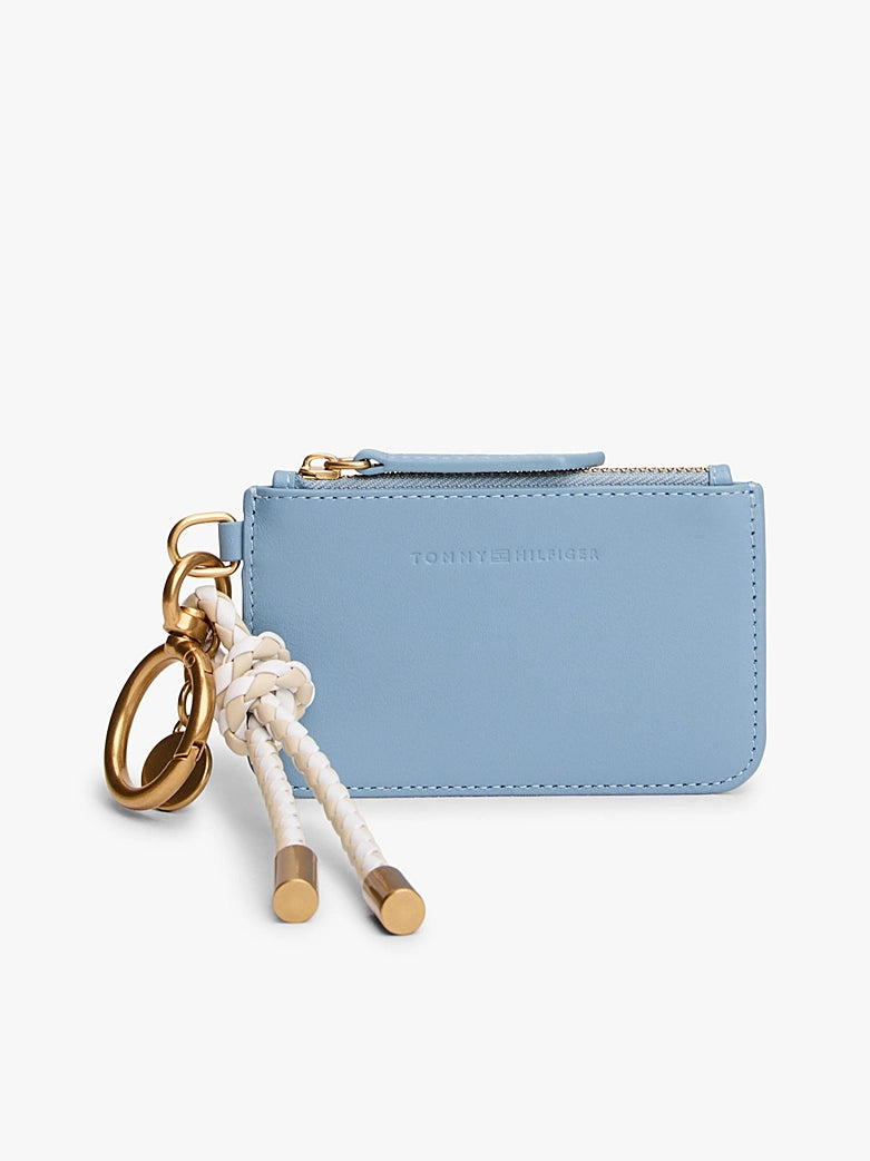 Multi Charm Leather Keyring Purse