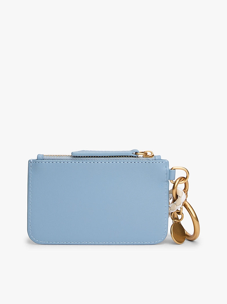 Multi Charm Leather Keyring Purse