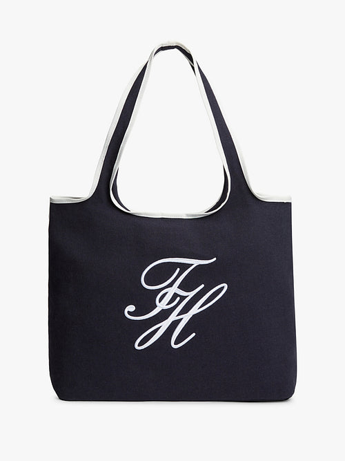 Canvas Beach Bag With Pouch