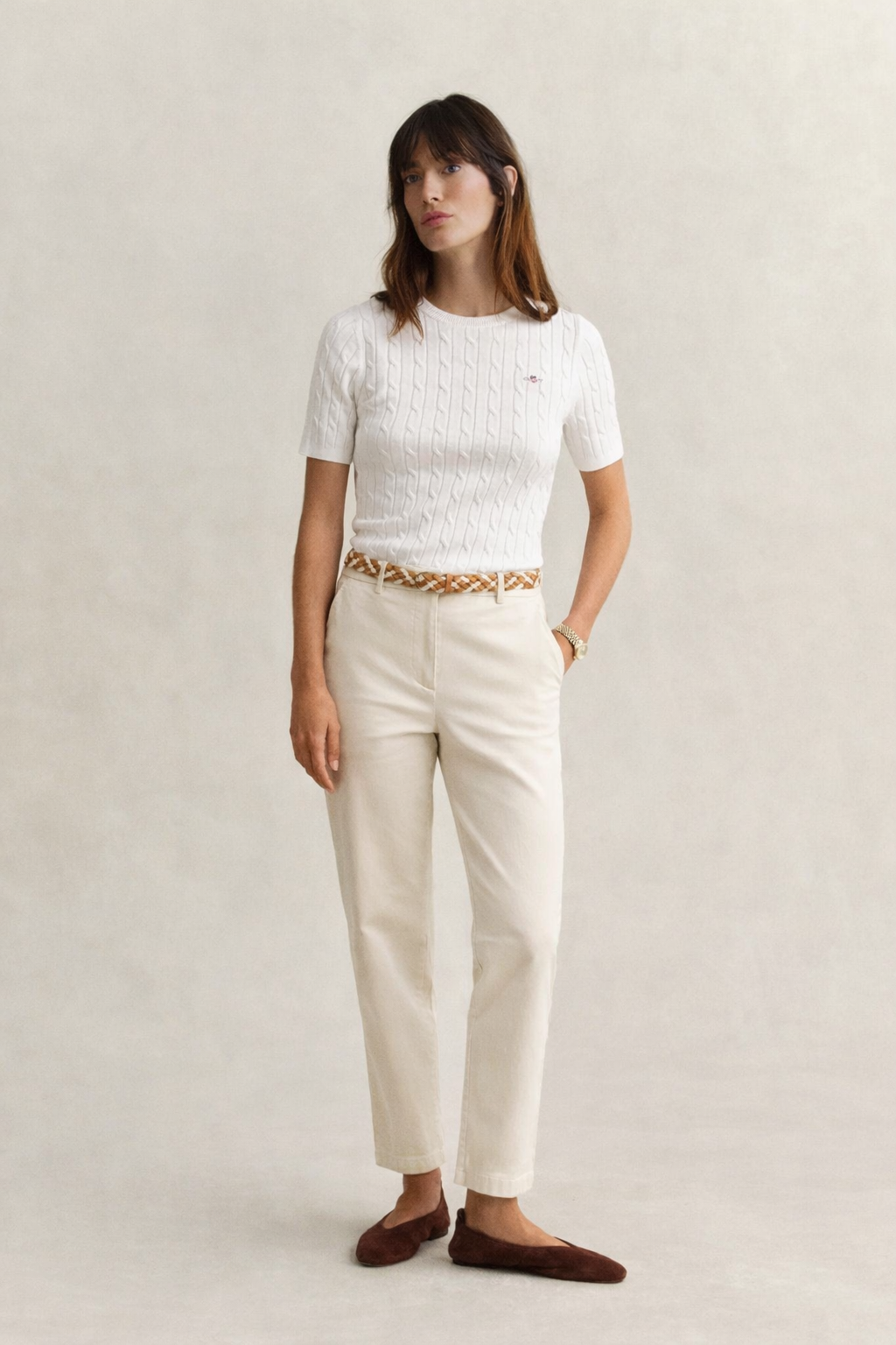 The Slim Cream Chino