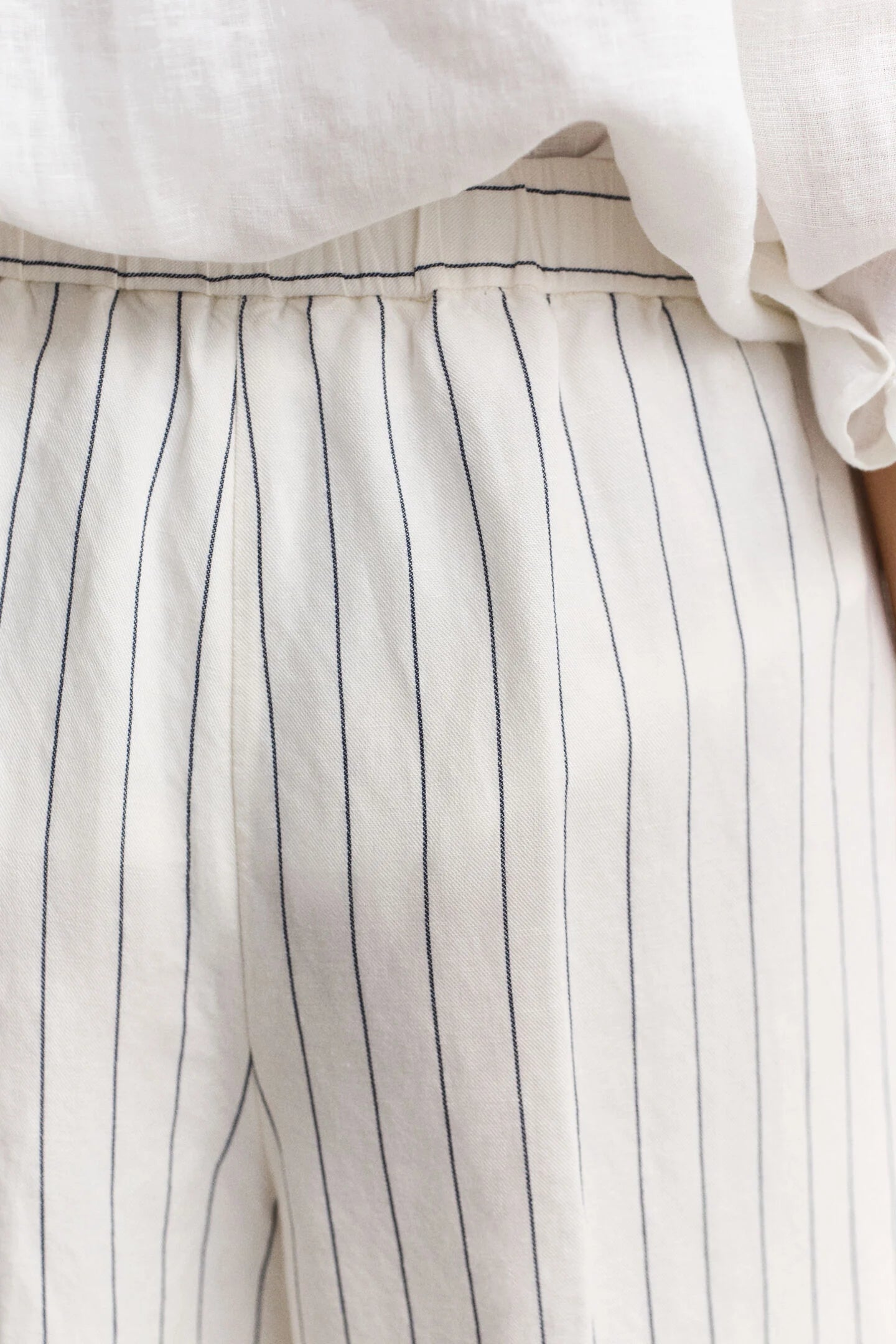 The Striped Linen Trousers
