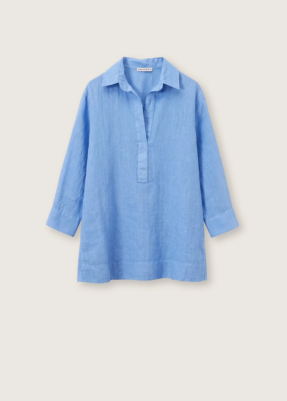 The Bright Blue Linen Top