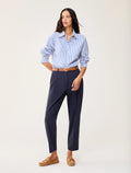 The Twill Navy Trousers