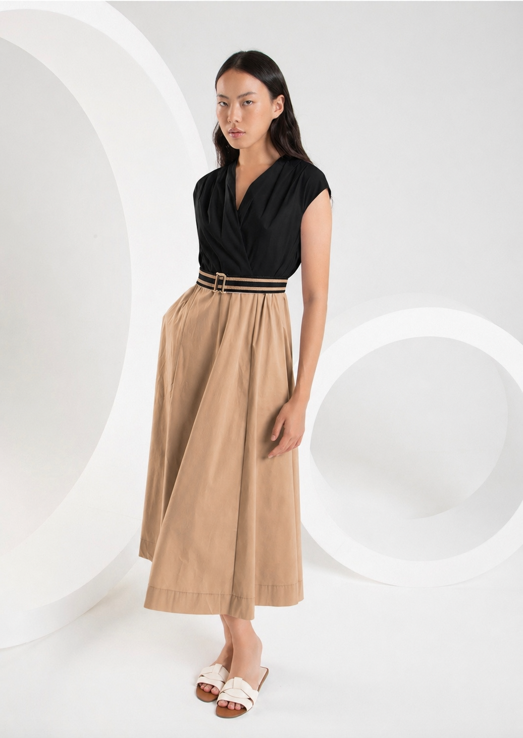 The Mockable Belted Dress