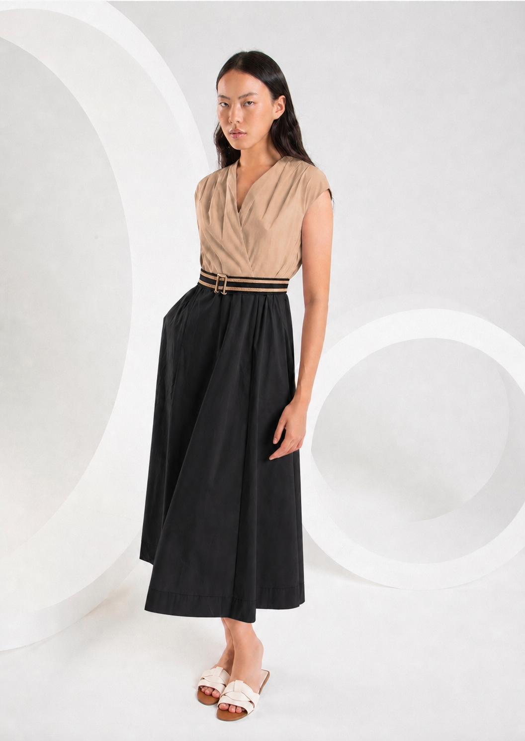 The Mockable Belted Dress