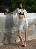 The Zoe Cream Lace Shorts