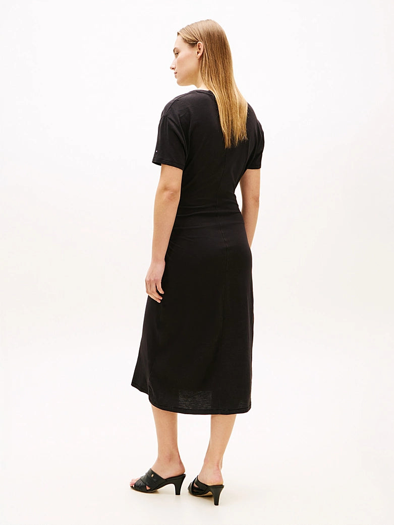 The Jersey Knot Relaxed Midi T-Shirt Dress LoLo+Co Boutique The Jersey Knot Relaxed Midi T-Shirt Dress LoLo+Co Boutique