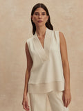 The Freida Pristine V-Neck Tank