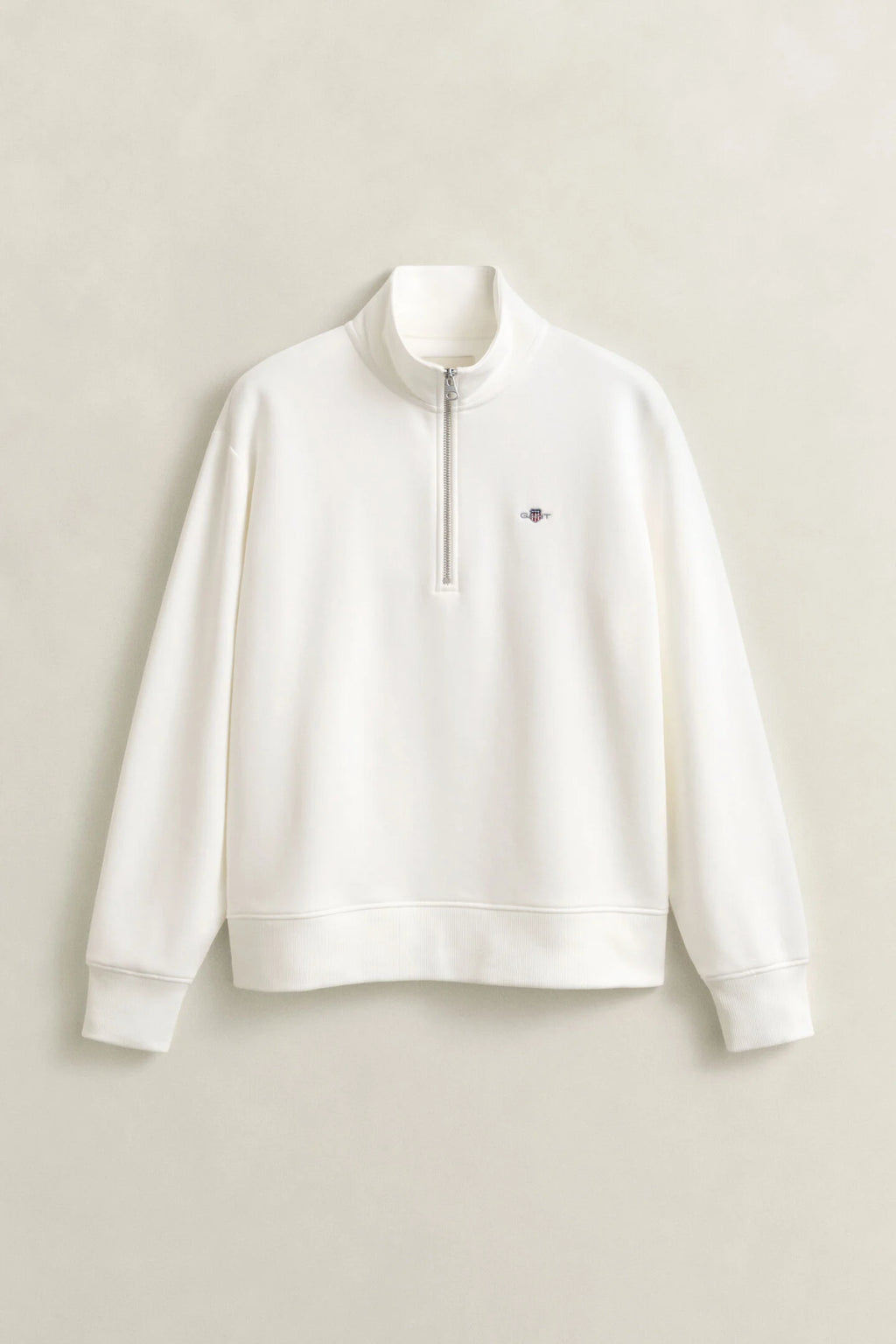 Eggshell Shield Half Zip Sweatshirt