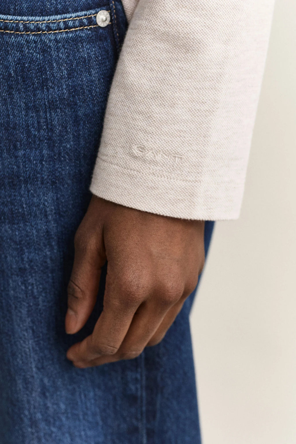 Piqué Polo Long Sleeve Top
