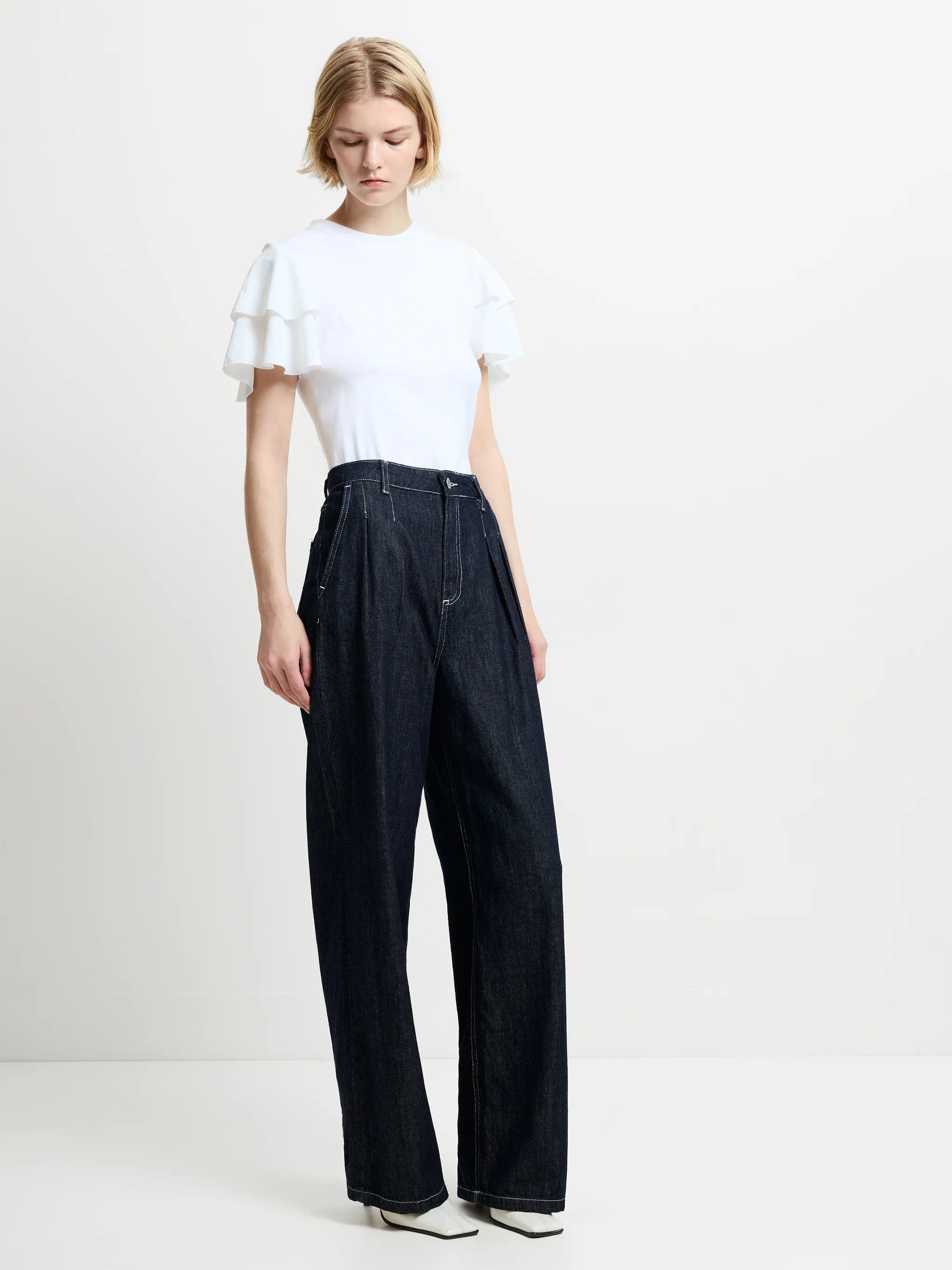 Finley Denim Wide Leg Jeans