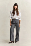Pinstripe Wool Pants