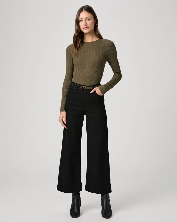 The Anessa Black Wide Leg Jean