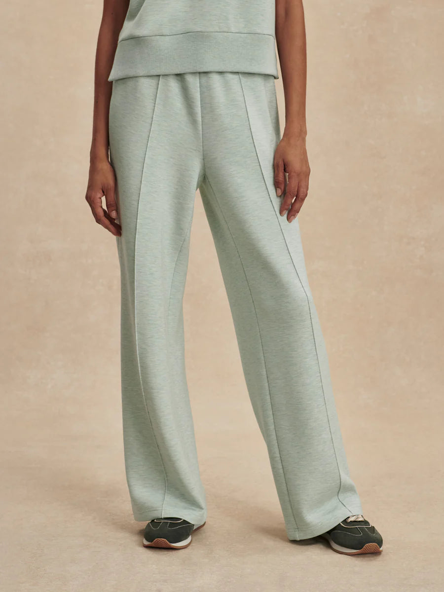 The Wide Leg Mint Marl Pant 30"
