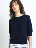 Lily Mozart Purl Knit Short Sleeve Jumper