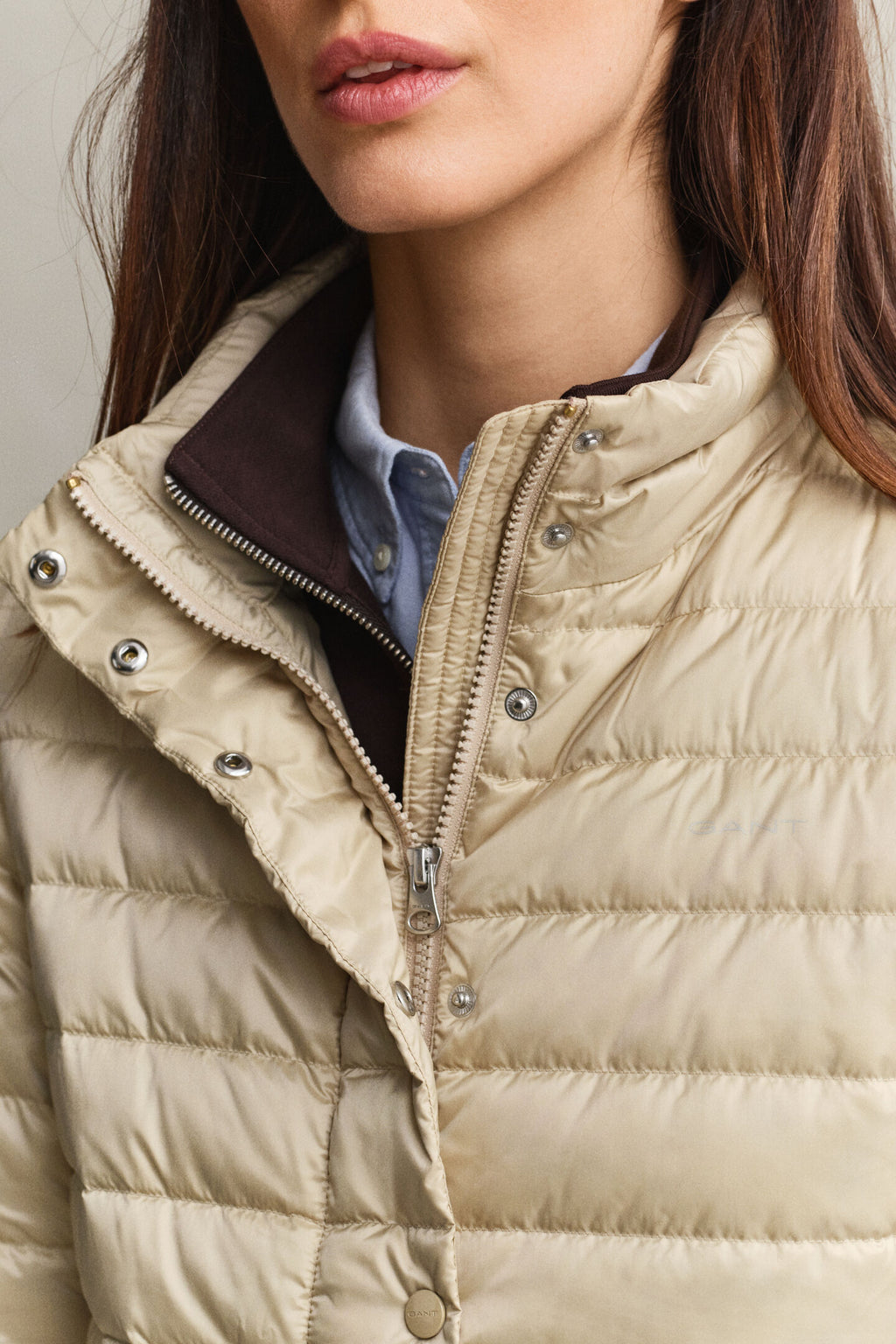 The Oat Melange Light Down Jacket
