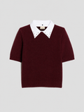 The Burgundy Sparkle Mockable Knit