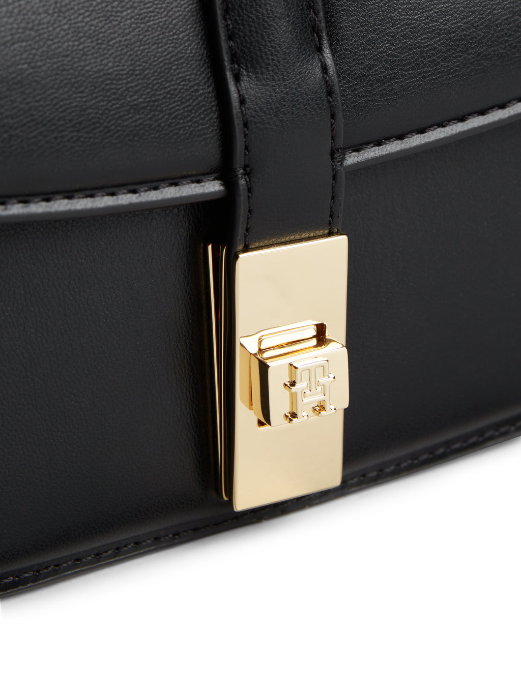 The Black Heritage TH Gold Clasp Crossbody