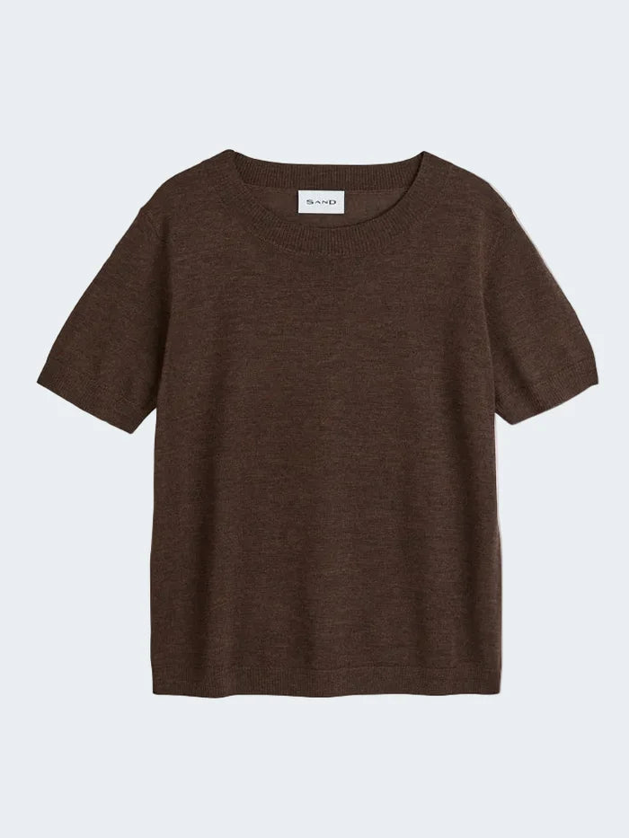 The Chocolate Merino Wool Delmy Knit