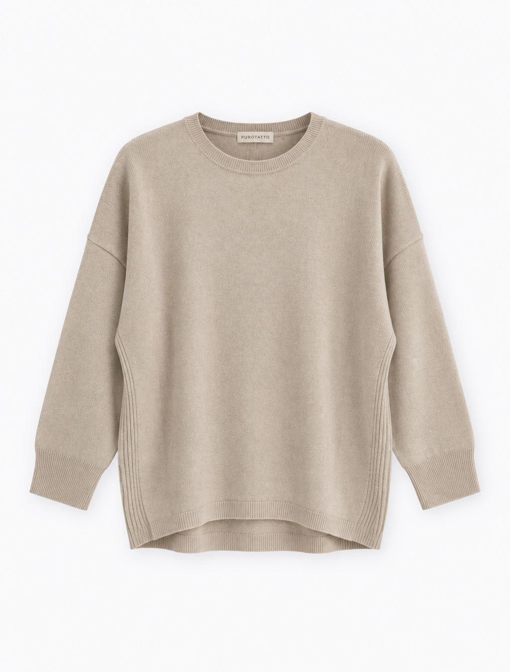 Puro Sabia Cashmere Slight Oversized Pebble Knit