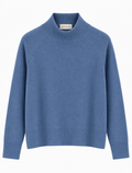Turtle Neck Blue Knit