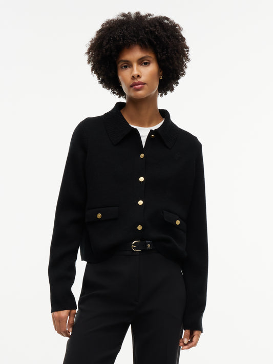 The Black Wool Lady Jacket