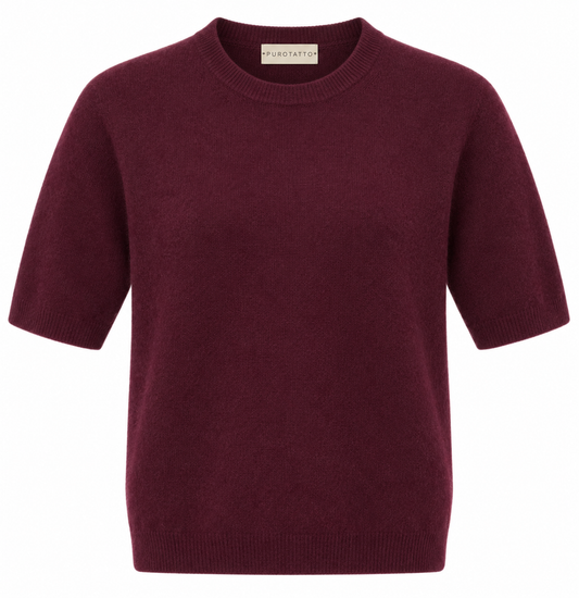 Puro Burgundy Cashmere Knit