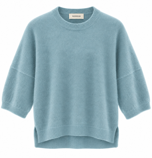 Duck Egg Alpaca Knit
