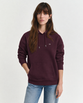 The Shield Dark Wine Hoodie