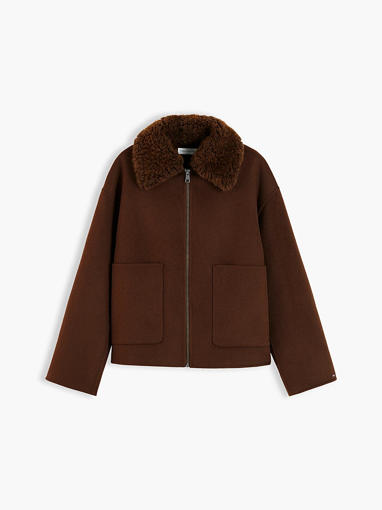 Double Faced Wool Blend Jacket