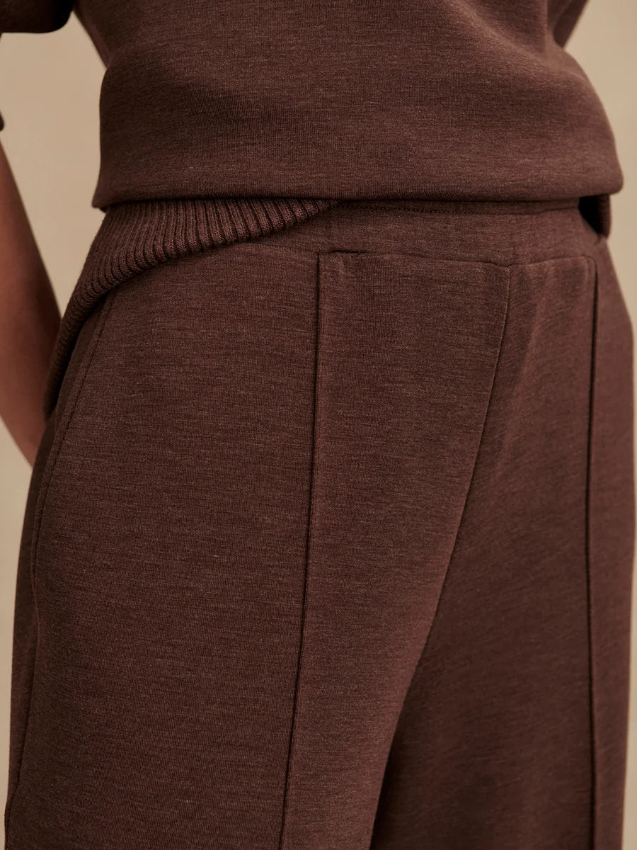 The Coffee Bean Marl Wide Leg Pant 30"