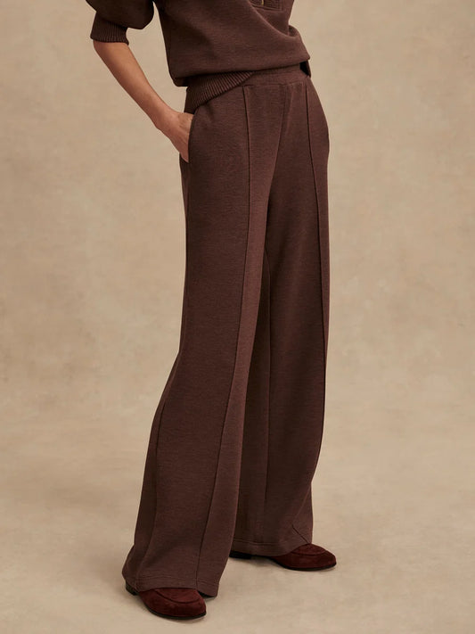 The Coffee Bean Marl Wide Leg Pant 30"
