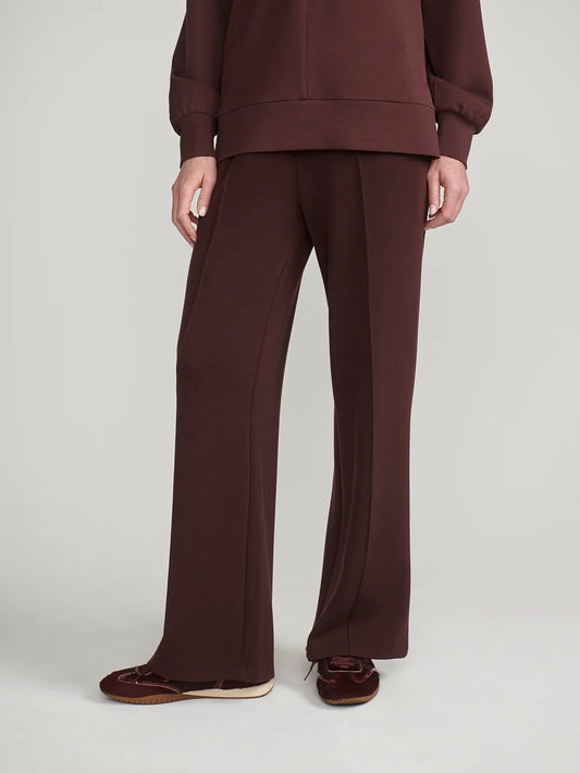The Deep Mahogany Wide Leg Pant 30"